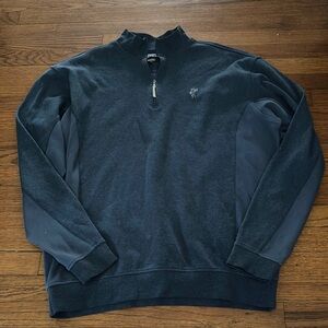 Ashworth Men's Navy Zip-Up xl 100% cotton